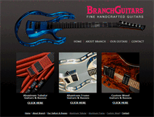 Tablet Screenshot of branchguitars.com